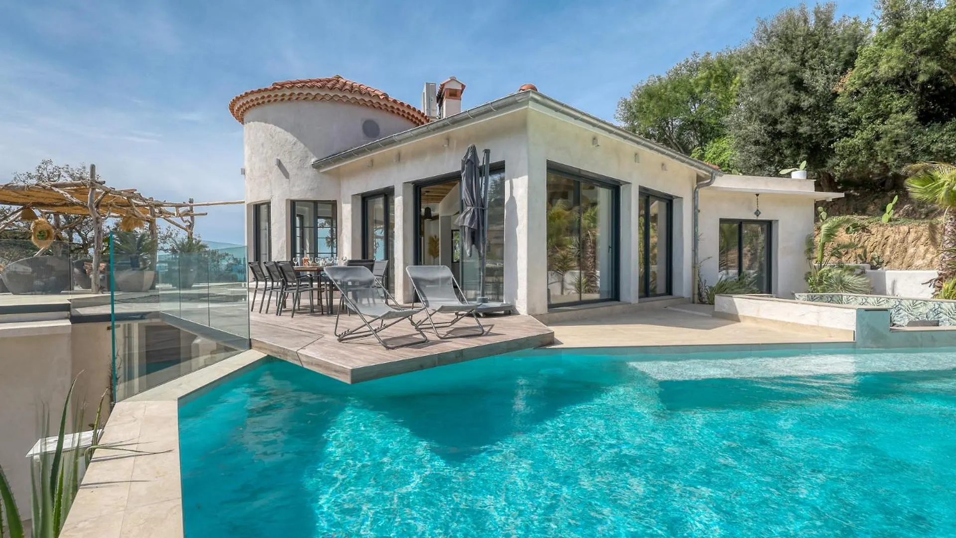 Villa Climatisee Au Lavandou Avec Vue Mer Avec Piscine Privee Le Lavandou